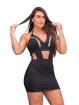 Vestido Bojo Ousado com Tule Invisível Vestido Bojo Ousado com Tule Invisível