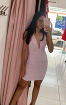 Vestido Bordado Com Pedrarias
