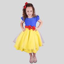 Vestido Branca De Neve Infantil E Juvenil Temático Princesa Luxo Festa Vestido Branca De Neve Infantil E Juvenil Temático Princesa Luxo Festa