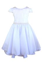 Vestido Branco infantil Festa - Primeira comunhão - Formatura