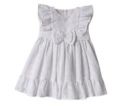 Vestido Branco Infantil Luxo Reveillon Bebê Papilloo