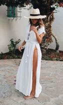 Vestido branco praia