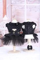 Vestido Bubble Preto para cachorro