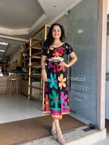 Vestido CaCay tecido TAM P