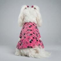 Vestido Cachorro Soft Inverno Rosa Minnie Snob Dog Vestido Cachorro Soft Inverno Rosa Minnie Snob Dog
