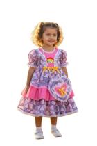 Vestido Caipira festa Junina com Bolsinha Infantil Papilloo