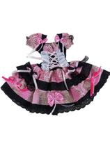 Vestido Caipira Infantil Rosa Ns luxo camadas Vestido Caipira Infantil Rosa Ns luxo camadas