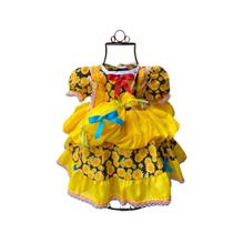 Vestido Caipira Junino com Bolsinha Infantil Papilloo
