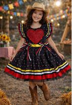 Vestido Caipira Love Vim Vi Venci