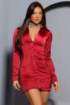 VESTIDO CAMISA M/L Lançamento Pit Bull jeans REF 88157 VESTIDO CAMISA M/L Lançamento Pit Bull jeans REF 88157
