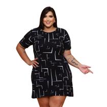 Vestido Camisão Plus Size Tamanhos Grandes G1 ao G3