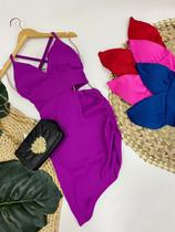 Vestido canelado 3D - Tamanho Único