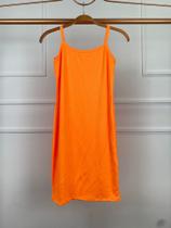 Vestido canelado alça fina neon curto feminino roupas femininas