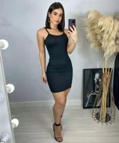 Vestido Canelado Alcinha