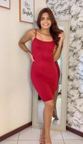 Vestido Canelado com Alça REF00BO32 Vestido Canelado com Alça REF00BO32