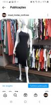 vestido canelado
