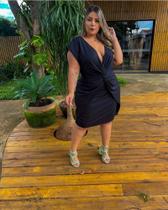 Vestido canelado