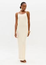 Vestido Canelado Super Midi De Alças 502VE012028 Cor Marrom