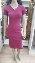 Vestido canelado tamanho m