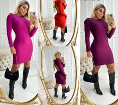 Vestido canelado