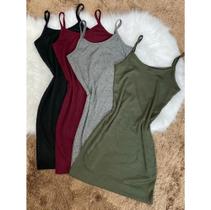 Vestido canelado