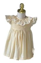 Vestido Casinha de Abelha Bordado Infantil Papilloo