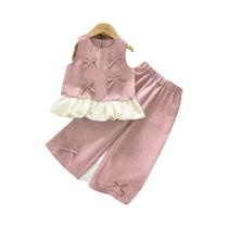 Vestido Casual De Verão Azul Para Meninas, Sem Mangas, Com Laço E Renda, Estilo Princesa, Para Vestido Casual De Verão Azul Para Meninas, Sem Mangas, Com Laço E Renda, Estilo Princesa, Para