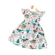 Vestido Casual Impresso De Verão Para Meninas 2023 Moda Infantil Vestido Para Uso Diário E Festivais