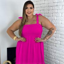 Vestido Casual Plus Size Para O Verão Modelo Confortável