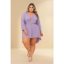 Vestido chamise plus size acompanha Cinto