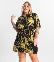 Vestido Chemise Curto Secret Glam Preto Vestido Chemise Curto Secret Glam Preto