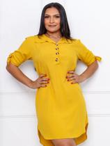 Vestido Chemise Feminino Camisao Viscolinho Chamise