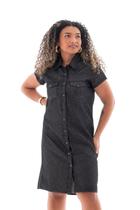 Vestido Chemise Jeans Feminino Arauto Leve