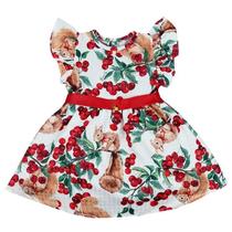 Vestido cherry celebration branco grow up Vestido cherry celebration branco grow up