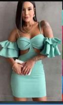 Vestido Cigana Com Babado