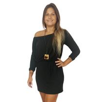 Vestido Ciganinha Ótima Modelagem Elástico Na Cintura E Punh