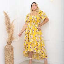 Vestido ciganinha plus size eva