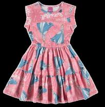 Vestido cinderela disney meia malha malwee 6