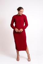 Vestido Clareslan Trança Midi