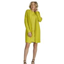 Vestido Clássico com Cardigan Pistache Tamanho 42 Miravest - MGR Boutique Vestido Clássico com Cardigan Pistache Tamanho 42 Miravest - MGR Boutique