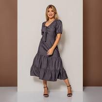 Vestido Claudia Manga Curta