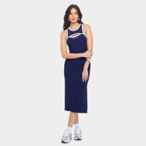 Vestido Colcci Sports Midi Canelado Vestido Colcci Sports Midi Canelado