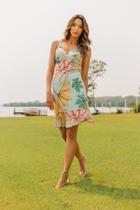 Vestido com babado Monda 021526