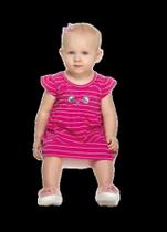 Vestido com Body Kely e Kety Rosa Pink M