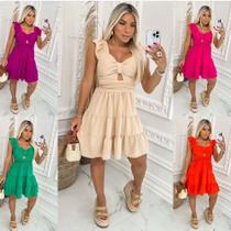 vestido com bojo feminino no tecido duna com látex nas costa vestido com bojo feminino no tecido duna com látex nas costa