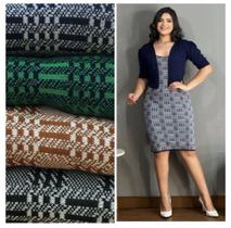 Vestido com bolero tricô Vestido com bolero tricô