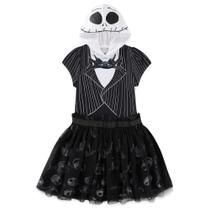 Vestido com capuz Disney Nightmare Before Christmas Jack Skellington Vestido com capuz Disney Nightmare Before Christmas Jack Skellington