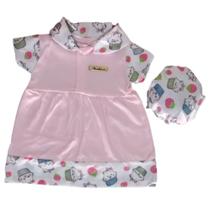 Vestido com chapéu para bebê prematuro menina Vestido com chapéu para bebê prematuro menina