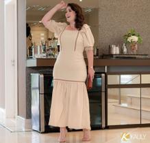 Vestido com detalhe de renda Vestido com detalhe de renda
