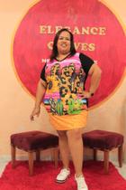 Vestido com Estampa Digital cacto Vestido com Estampa Digital cacto